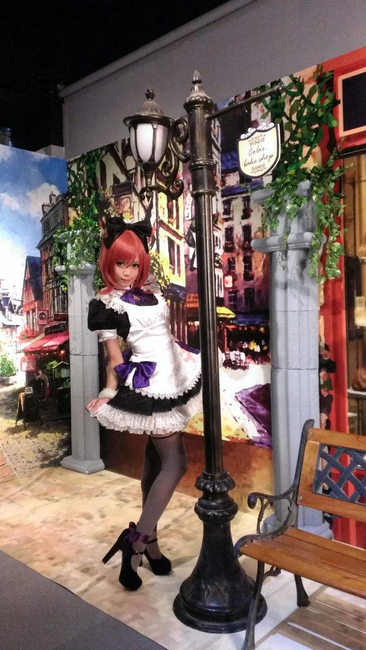 Coser鬼瞳於府中15五樓角色扮演新體驗區進行Cosplay拍攝